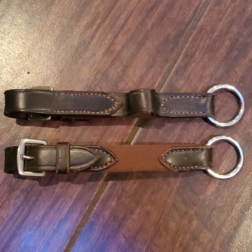 Elastic rein attachments